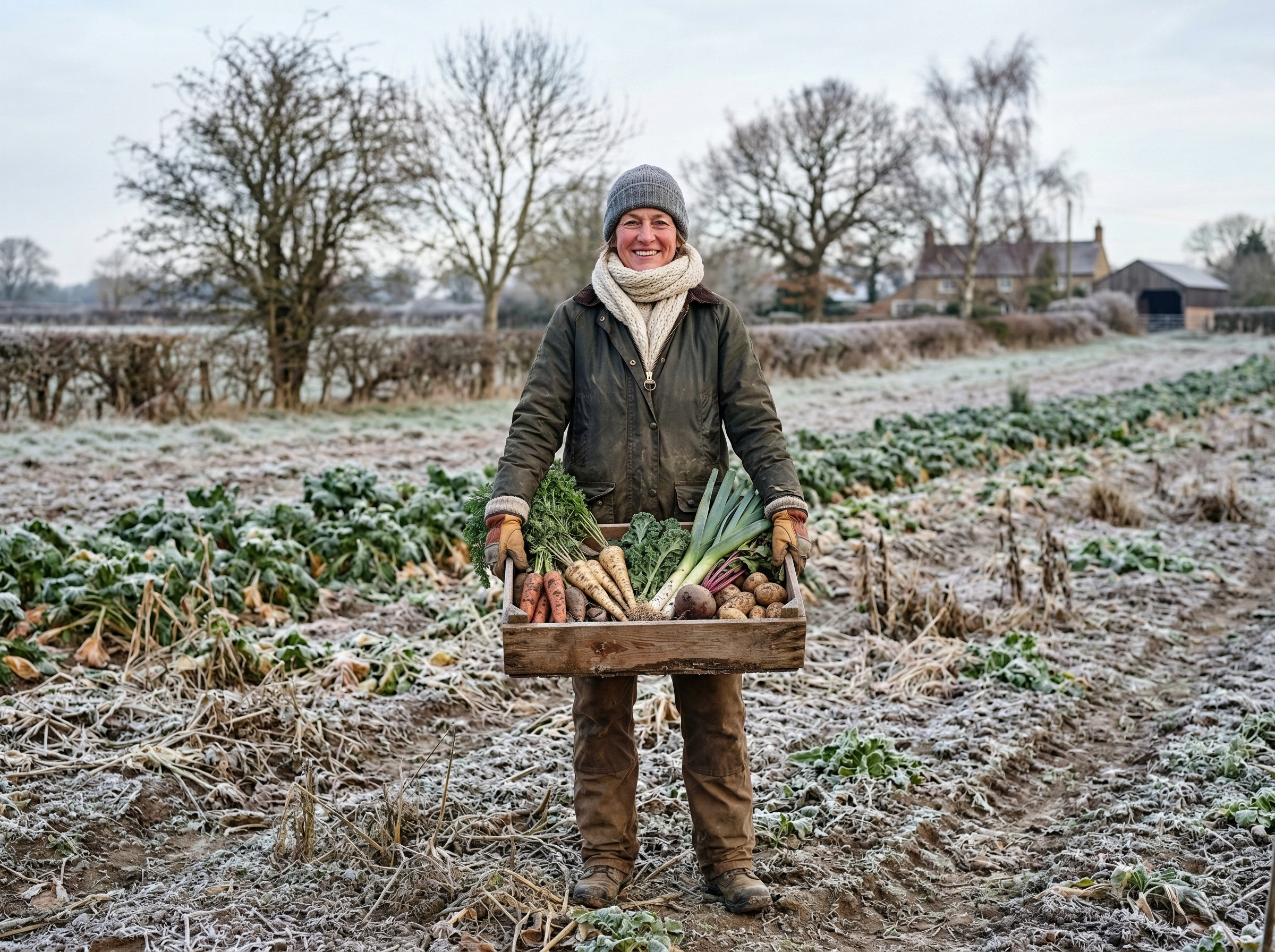 femme agricultrice dans un champ