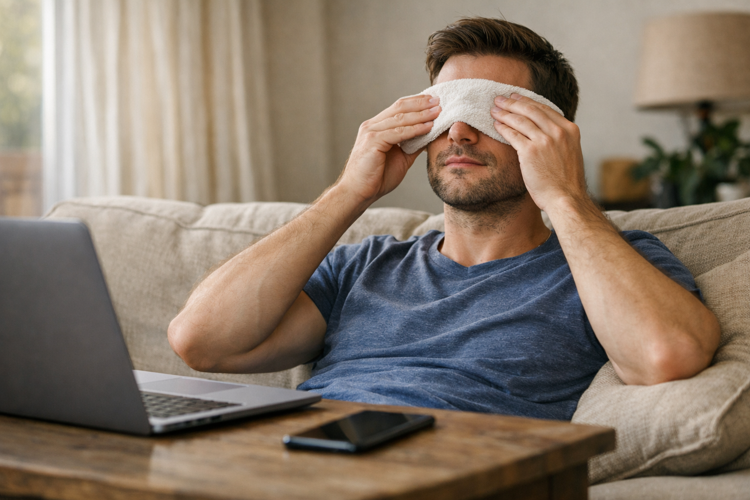 soins Yeux fatigués par les écrans